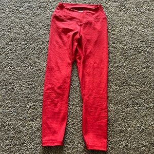 Zyia Red Leopard Leggings Size 6-8